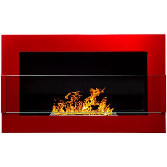 Selsey - Astralis - Biocamino - 65x40 cm - Certificato Tüv - rosso lucido - moderno SELSEY 5902409903294 MM5902409903294