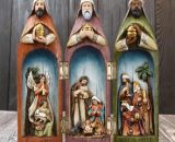 Tre Re Magi Set Presepe Religioso Soggiorno Camino Arte Gesù Decorazione Casa Desktop Ornamento Regalo BENOBBY KIDS 9393294794375 Y0001-IT1-K0045-220825-018