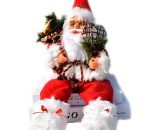 Ilovemilan - Babbo Natale seduto Mini bambola rossa Decorazioni natalizie Ornamenti Bambola di Babbo Natale Bambola con barba lunga Davanzale Camino ILOVEMILAN 9440514301230 MilanYI011606