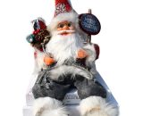 Ilovemilan - Babbo Natale seduto Mini bambola rossa Decorazioni natalizie Ornamenti Bambola di Babbo Natale Bambola con barba lunga Davanzale Camino ILOVEMILAN 9440514301247 MilanYI011607
