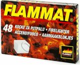 Flammat - confezione da 48 cubetti accendifuoco bianco per barbecue camino stufe FLAMMAT 8025950430402 8025950430402