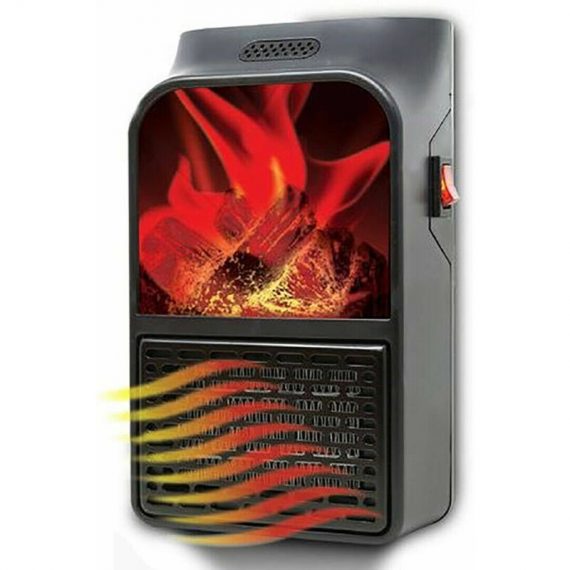 R&g - stufa riscaldatore elettrica termoventilatore 1000W telecomando camino fuoco R & G 8125458745524 MM284306957061